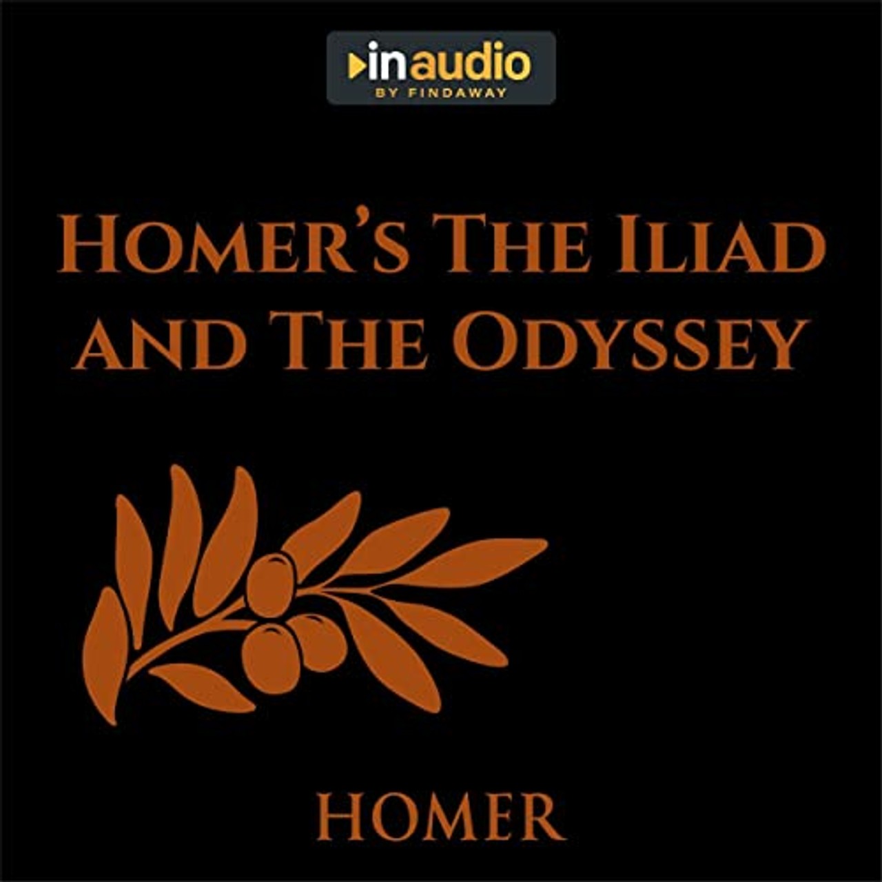 Audiobook cover for The Iliad and the Odyssey