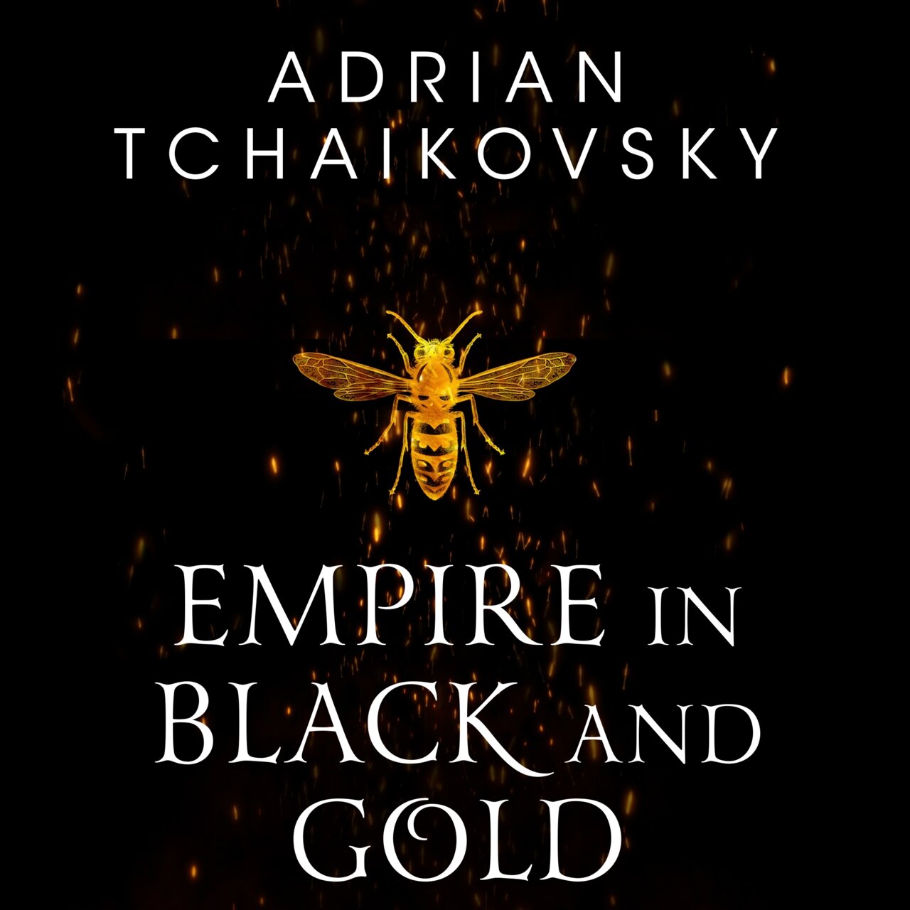 Audiobook cover for Empire in black and gold