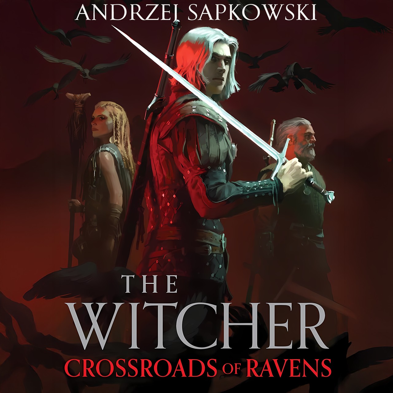 Audiobook cover for The witcher: crossroads of ravens