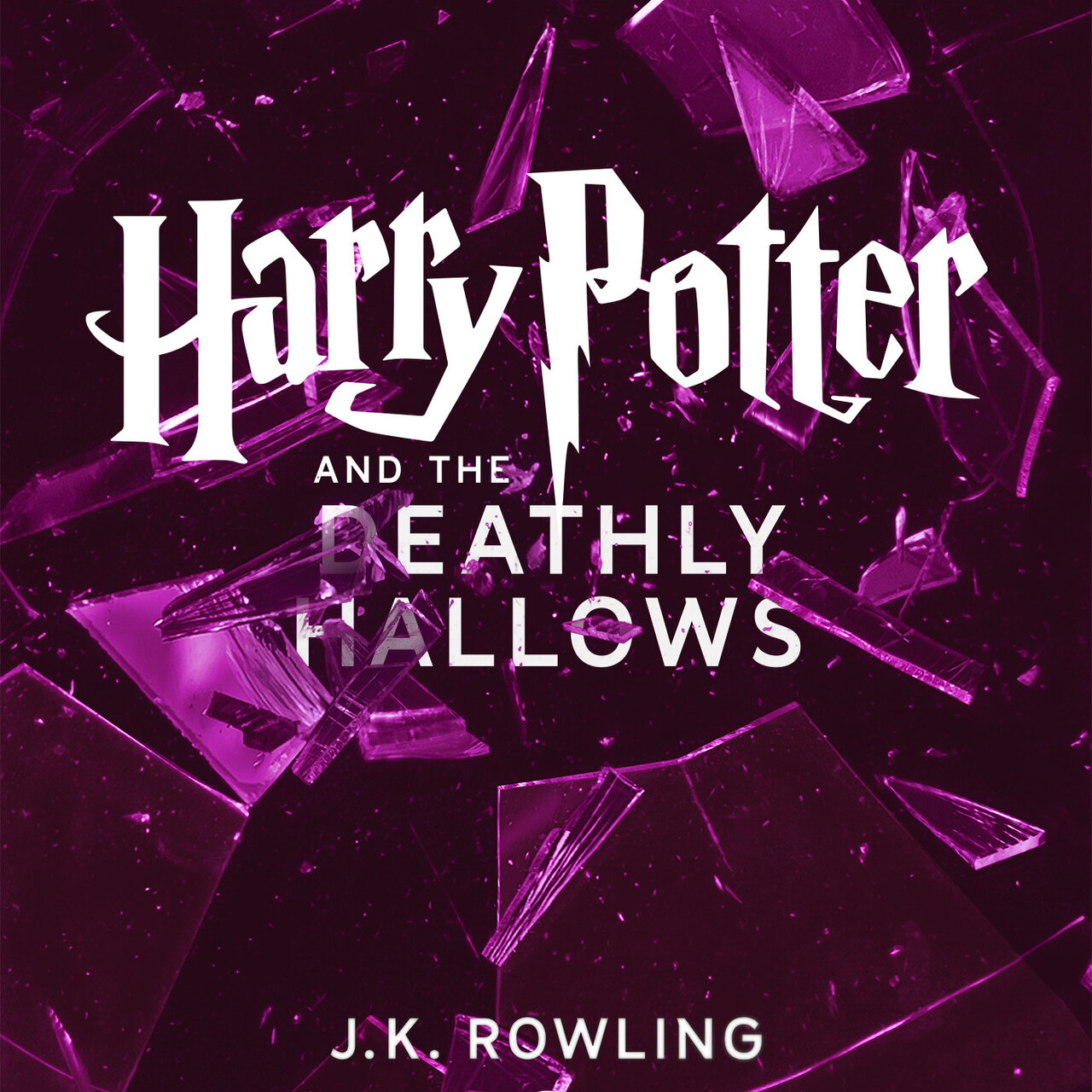 Audiobook cover for Harry Potter and the Deathly Hallows