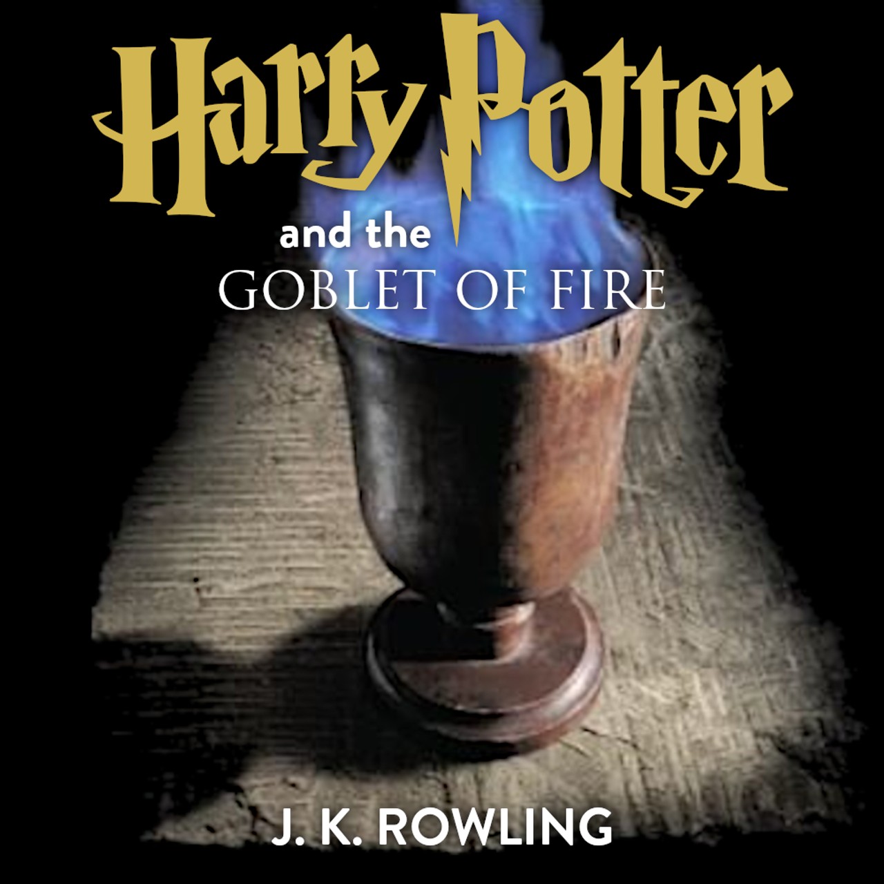 Audiobook cover for Harry Potter and the Goblet of Fire by J. K. Rowling