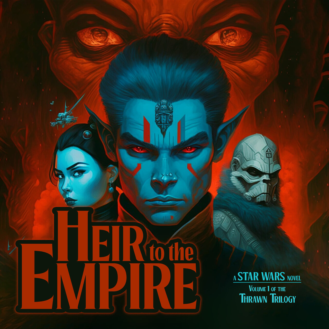 Audiobook cover for Star Wars - Thrawn Trilogy - Heir to the Empire