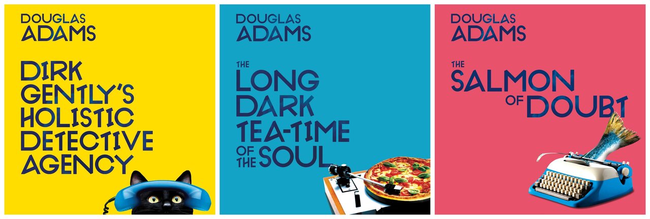 Audiobook cover for The Salmon of Doubt / Dirk Gently's Holistic Detective Agency / The Long Dark Tea-Time of the Soul