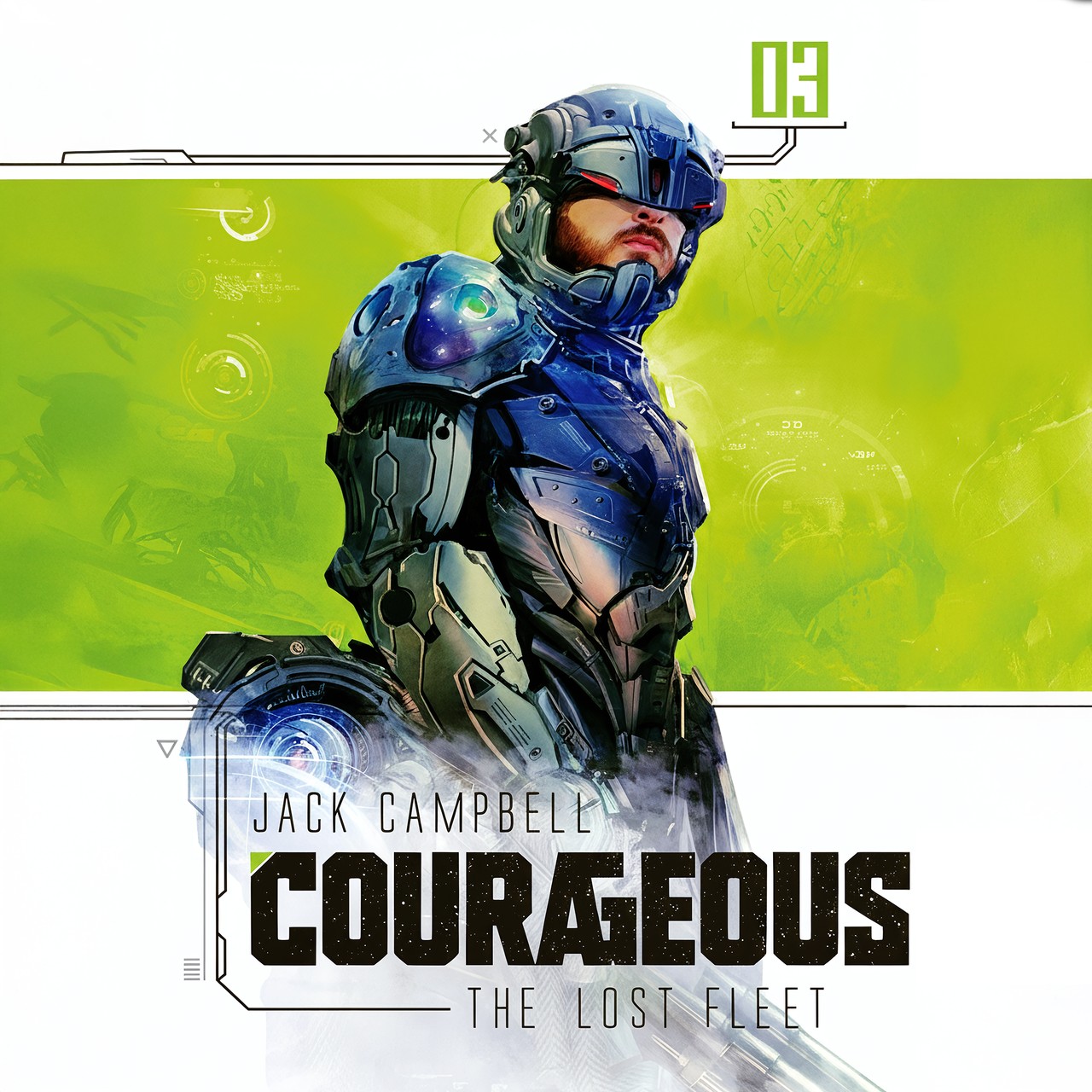 Audiobook cover for Courageous (The Lost Fleet, Book 3)