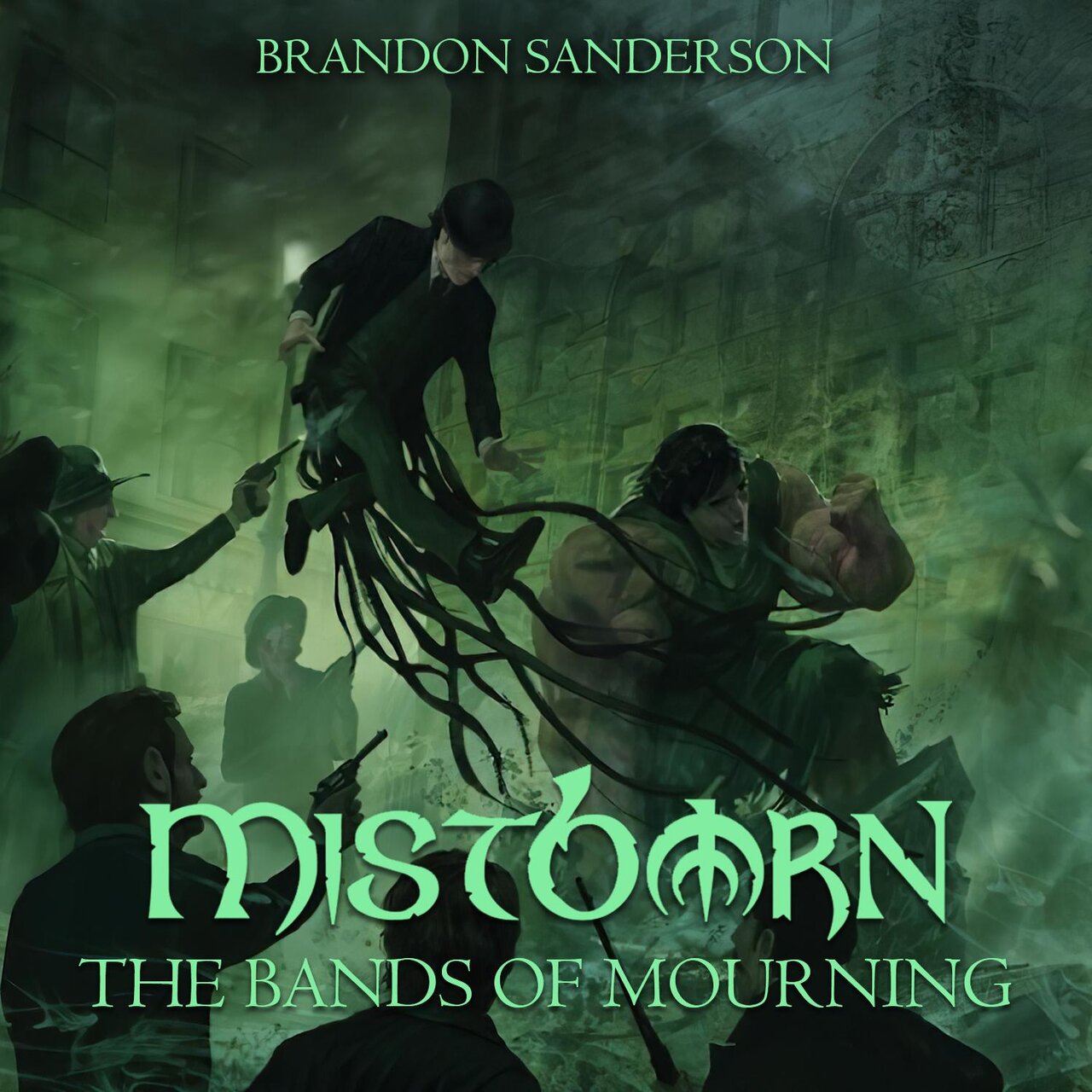 Audiobook cover for The Bands of Mourning