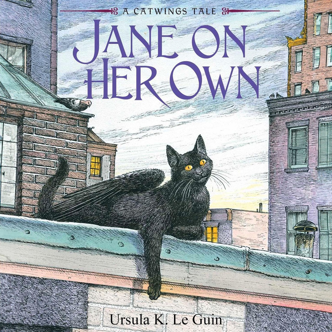 Audiobook cover for Jane on Her Own: a catwings tale