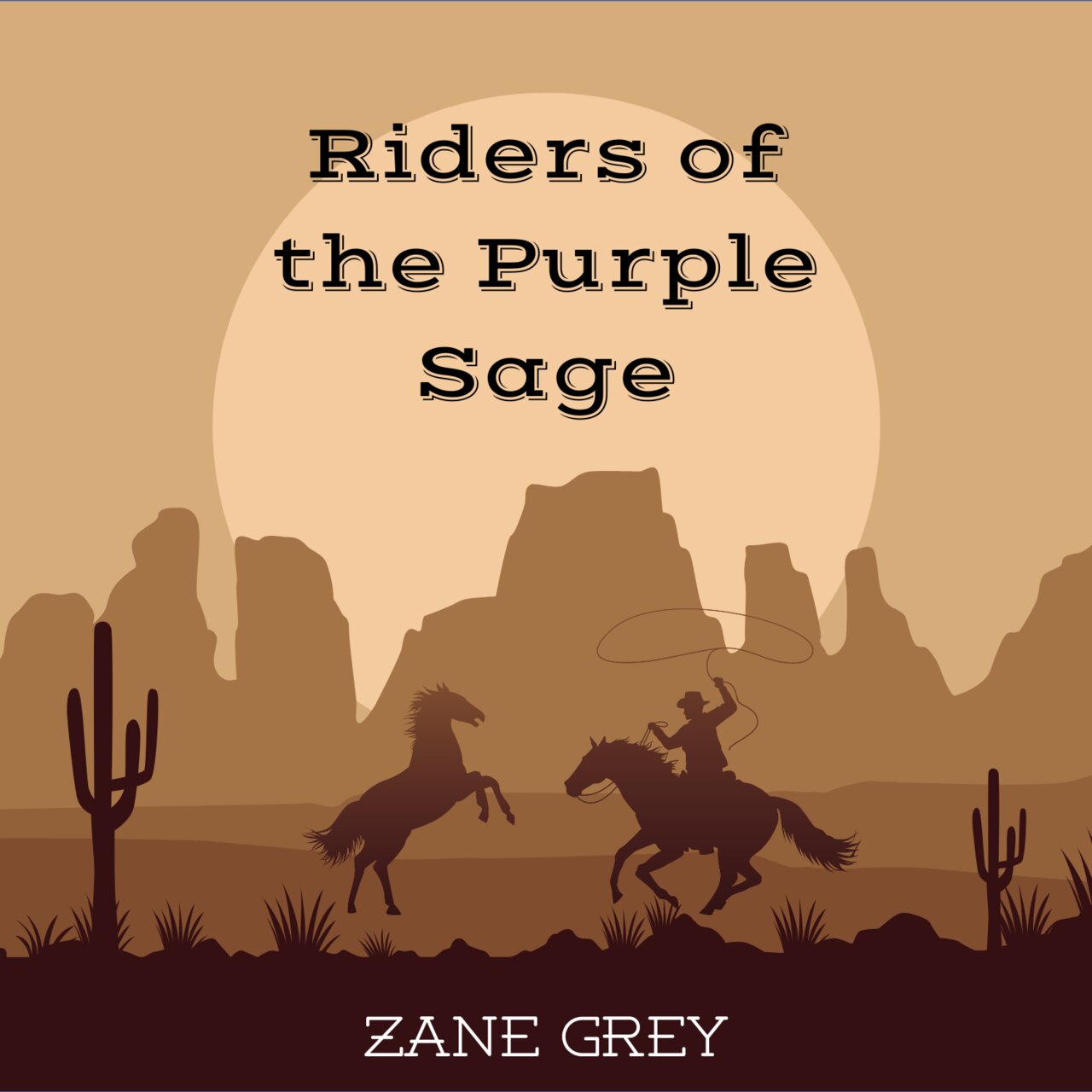 Audiobook cover for Riders of the Purple Sage