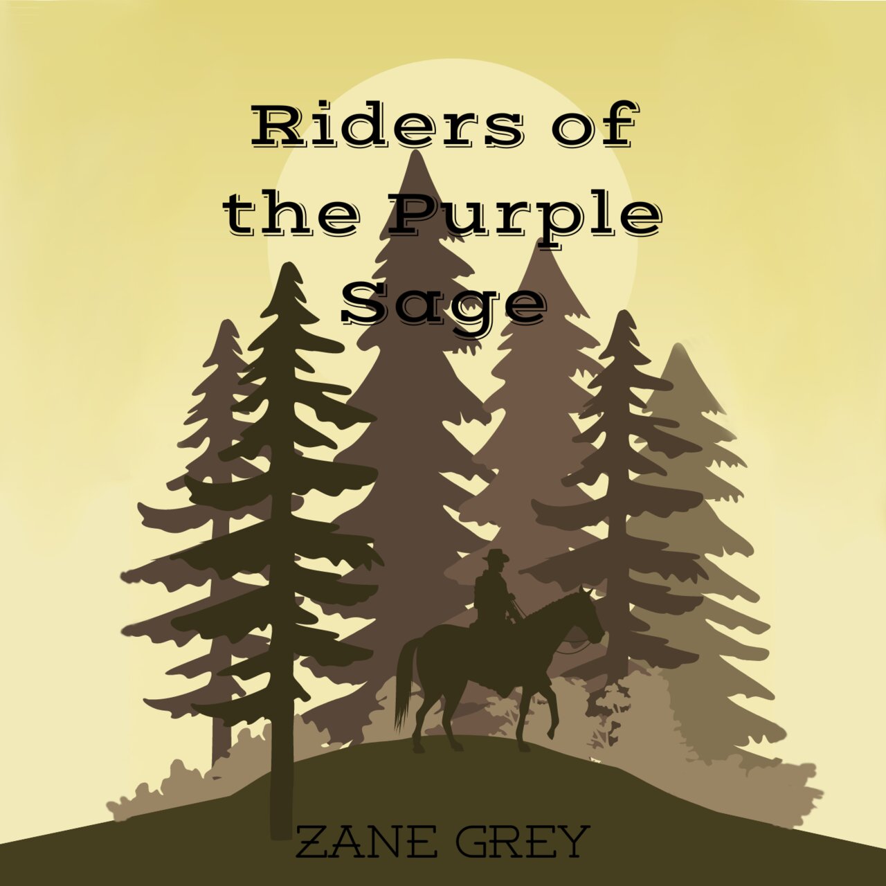 Audiobook cover for Riders of the Purple Sage