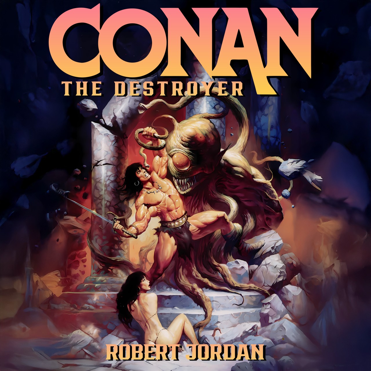 Audiobook cover for Conan the Destroyer
