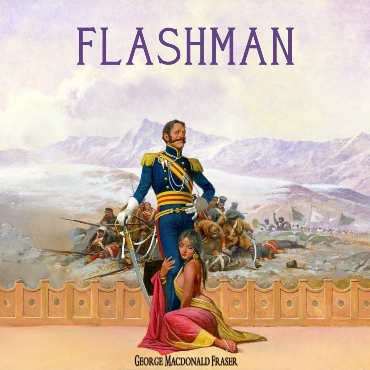 Audiobook cover for Flash for freedom! from the Flashman papers, 1848-1849: edited and arranged by George MacDonald Fraser.