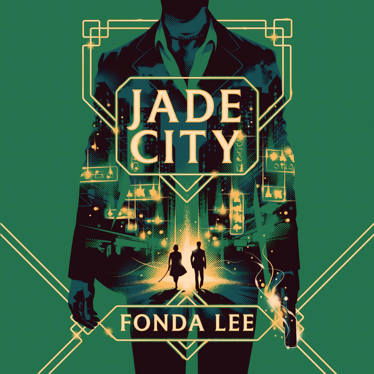 Audiobook cover for Jade City