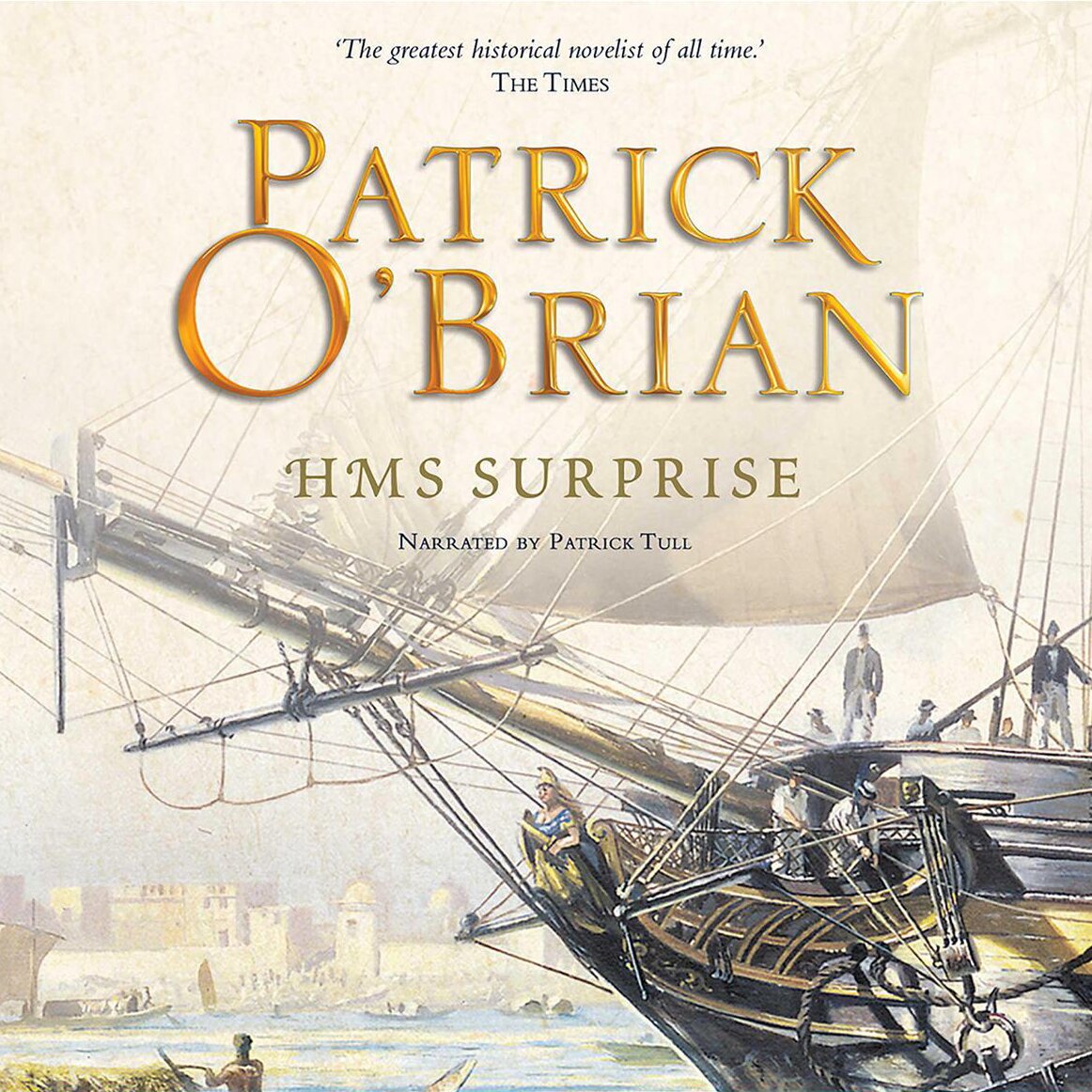 Audiobook cover for H.M.S. Surprise