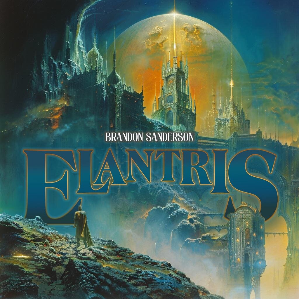 Audiobook cover for Elantris