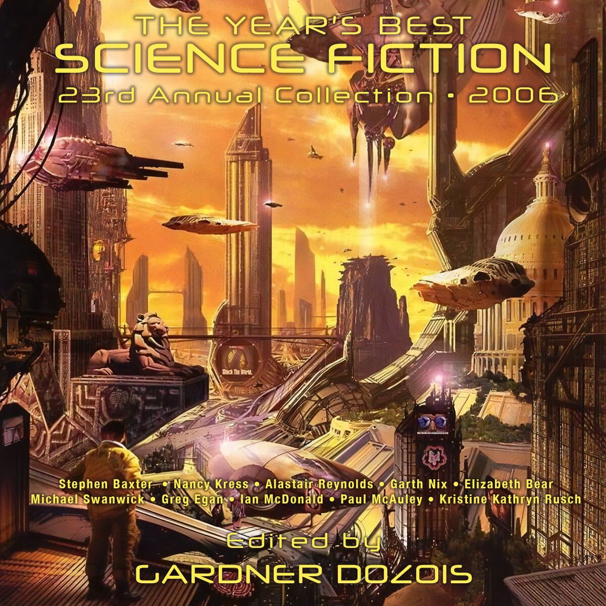 Audiobook cover for The Year's Best Science Fiction - twenty third annual collection