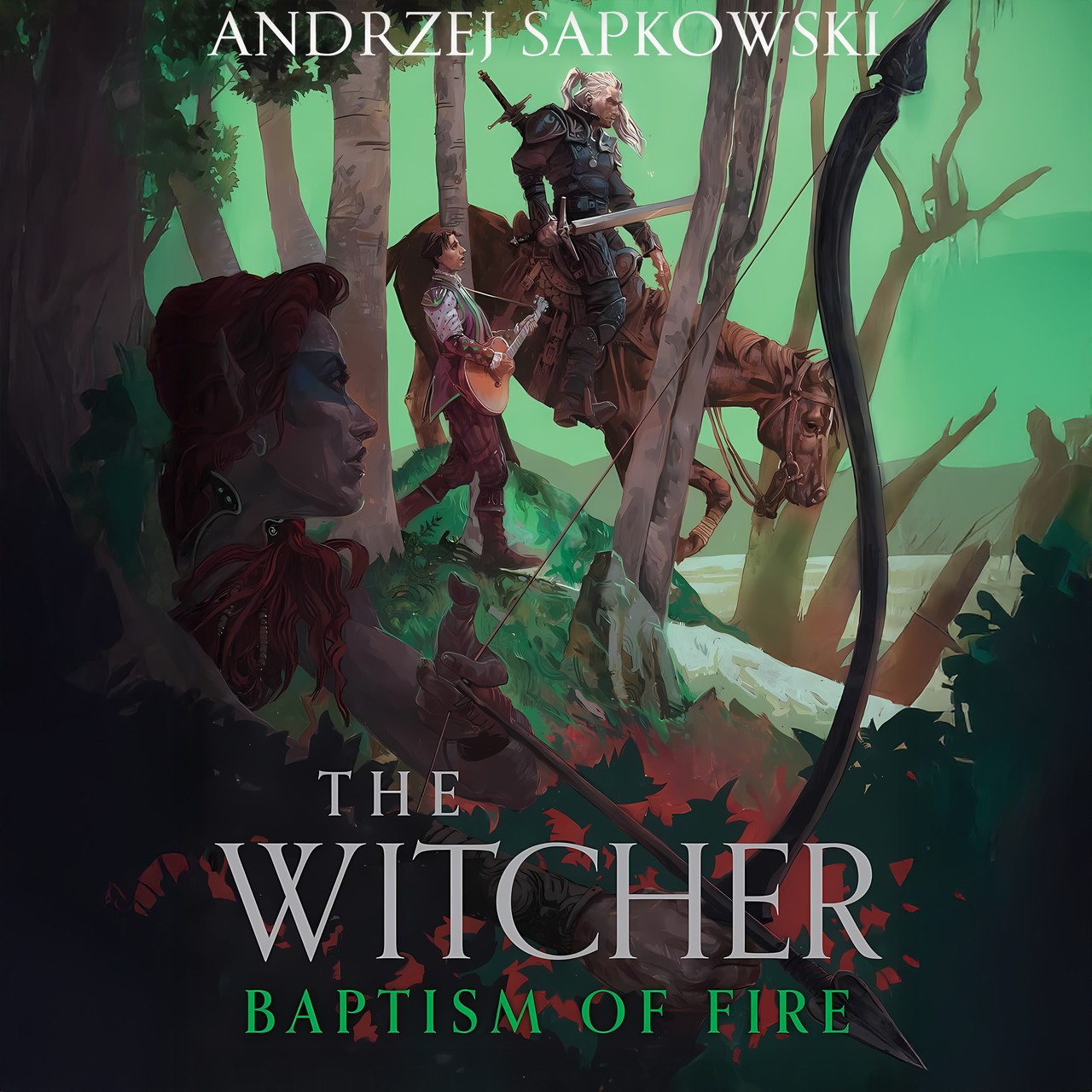 Audiobook cover for Chrzest ognia