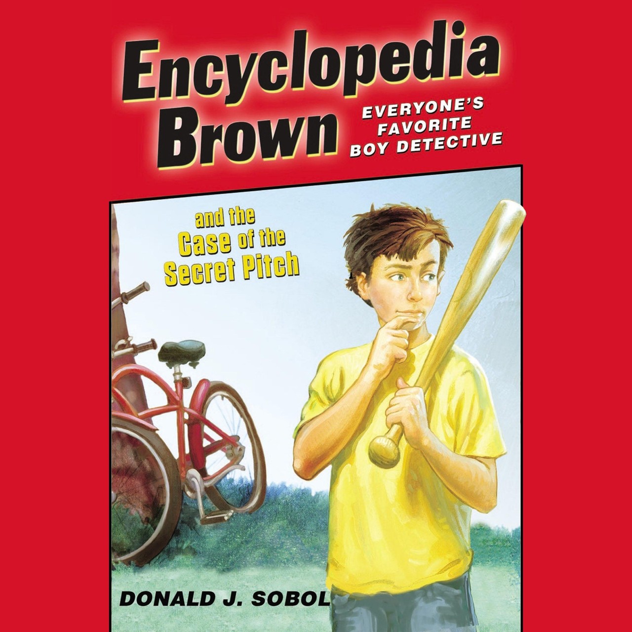 Audiobook cover for Encyclopedia Brown Strikes Again