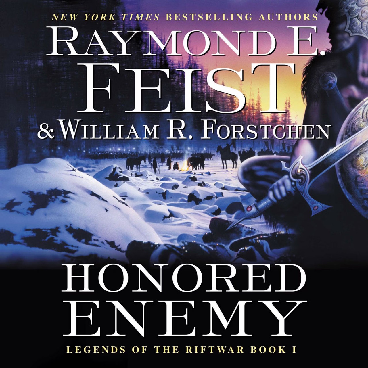 Audiobook cover for Honoured Enemy