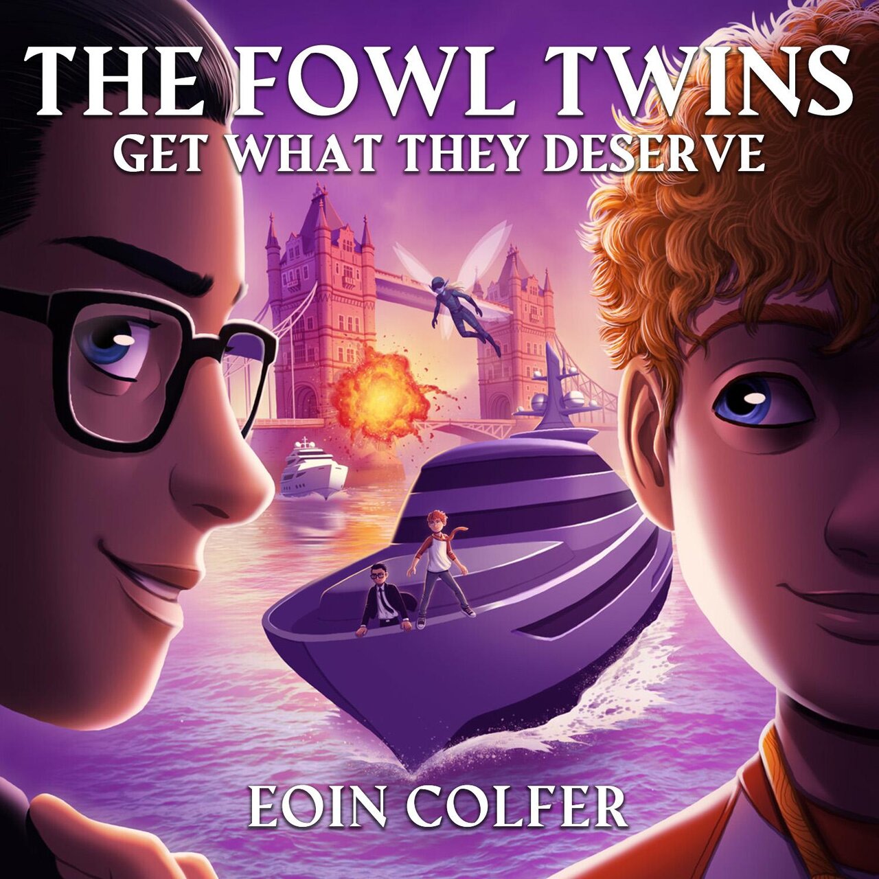 Audiobook cover for Fowl Twins Get What They Deserve
