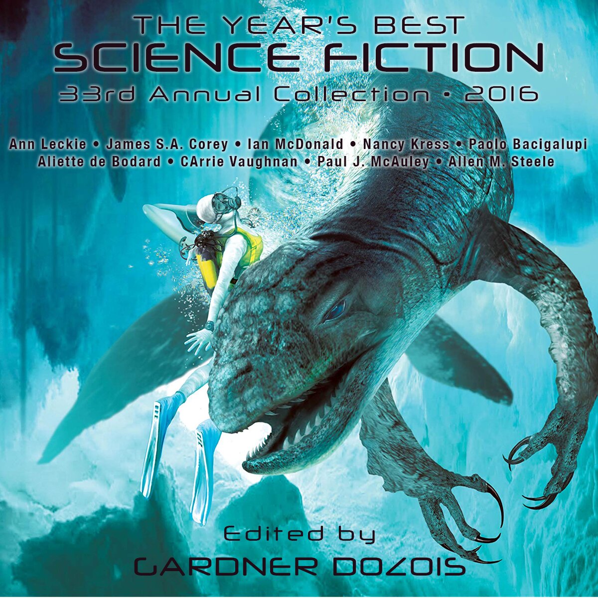 Audiobook cover for YEAR'S BEST SF #33 (Year's Best Science Fiction)