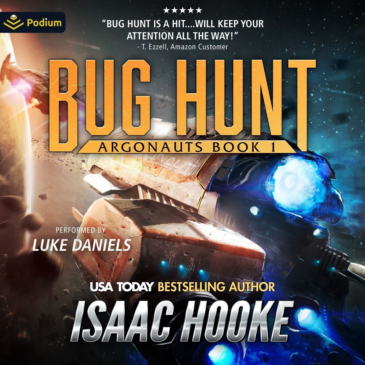 Audiobook cover for Bug Hunt