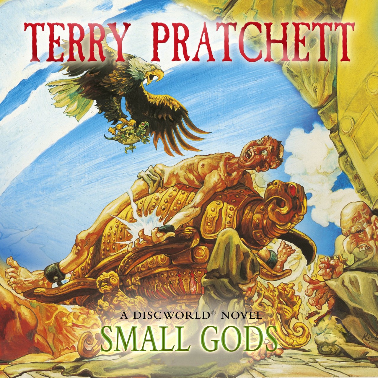 Audiobook cover for Small Gods