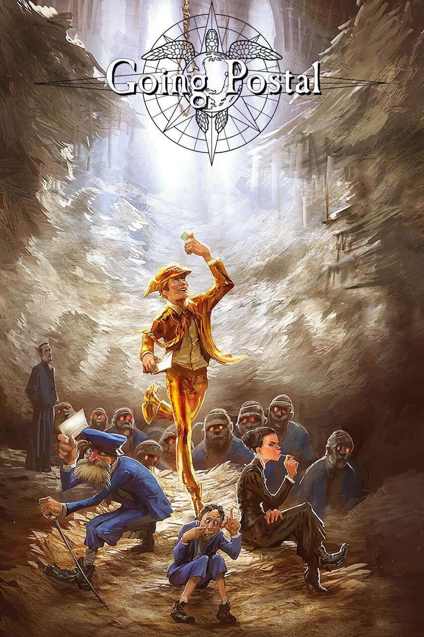 Audiobook cover for Going postal