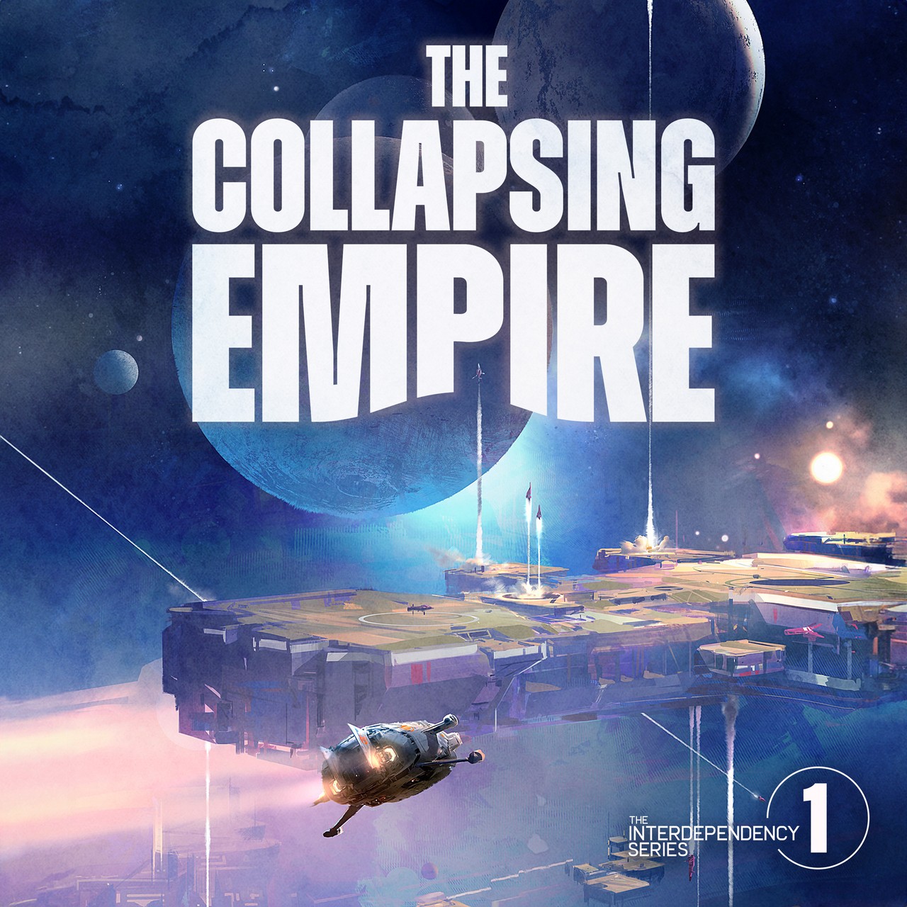 Audiobook cover for The Collapsing Empire (The Interdependency)