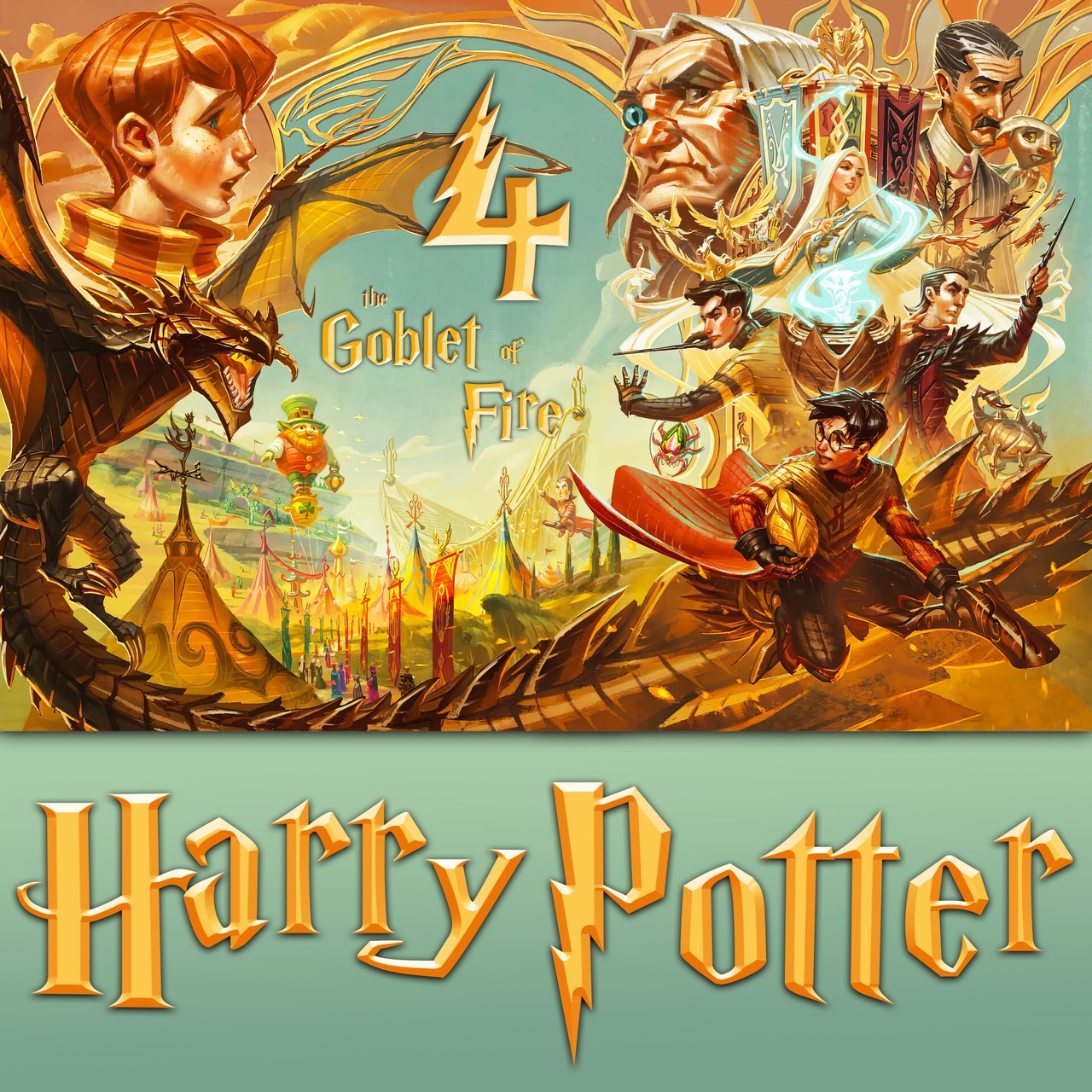 Audiobook cover for Harry Potter and the Goblet of Fire [2/2]