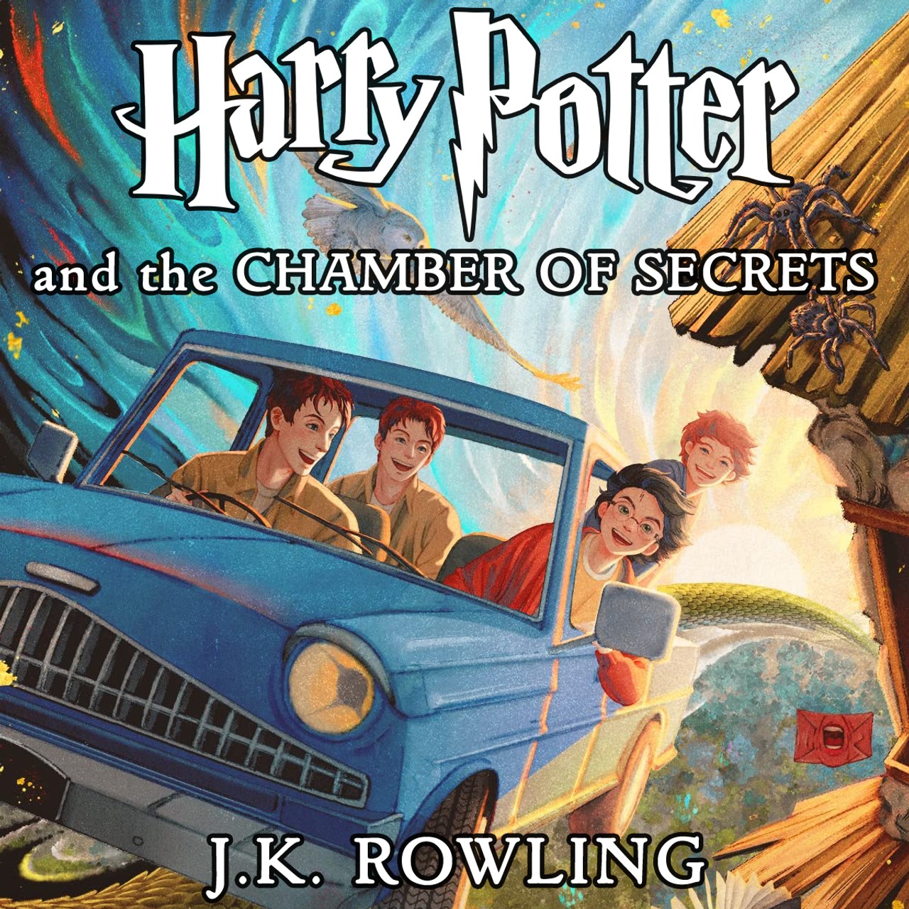 Audiobook cover for Harry Potter and the Chamber of Secrets