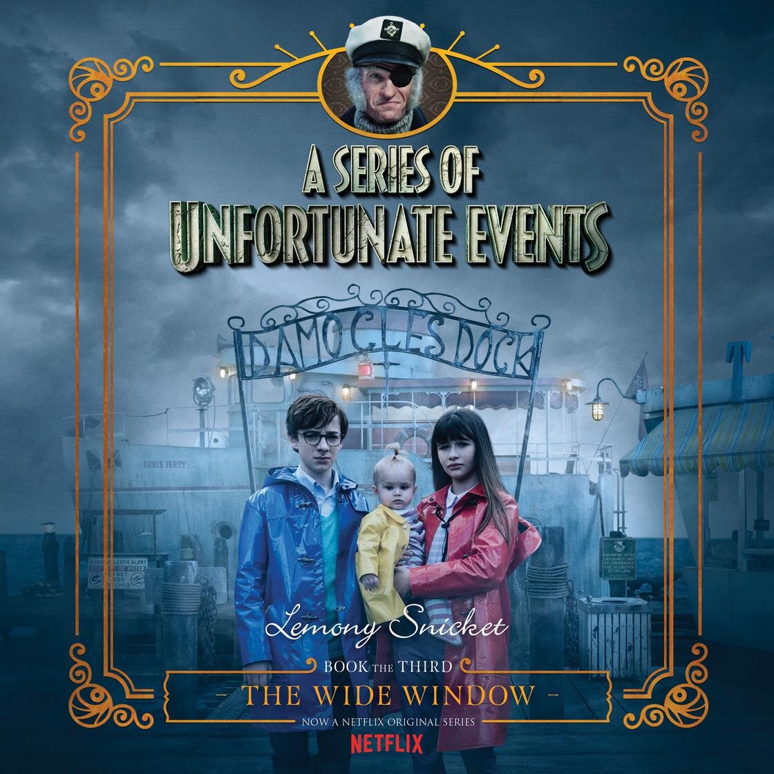 Audiobook cover for The Wide Window