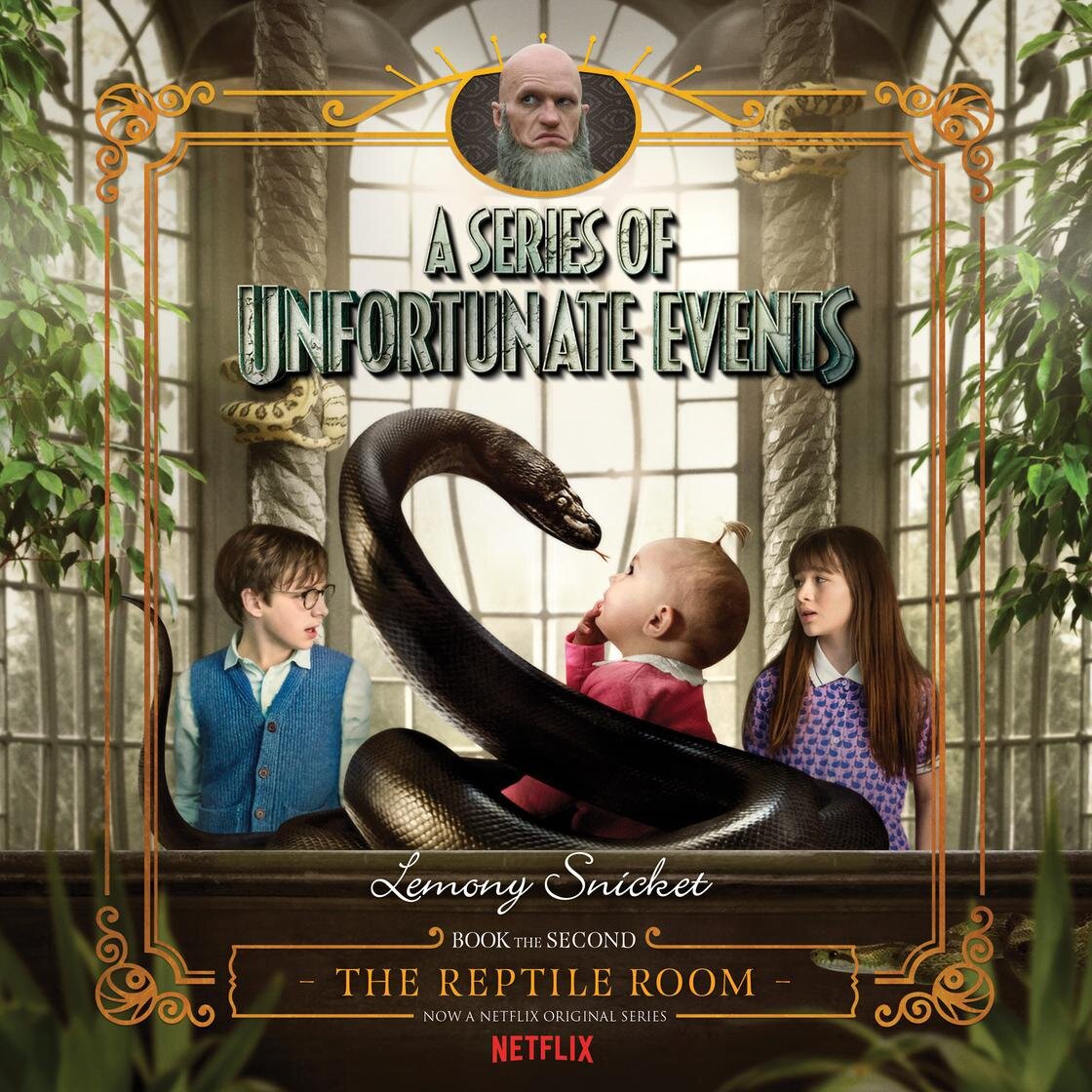 Audiobook cover for The Reptile Room
