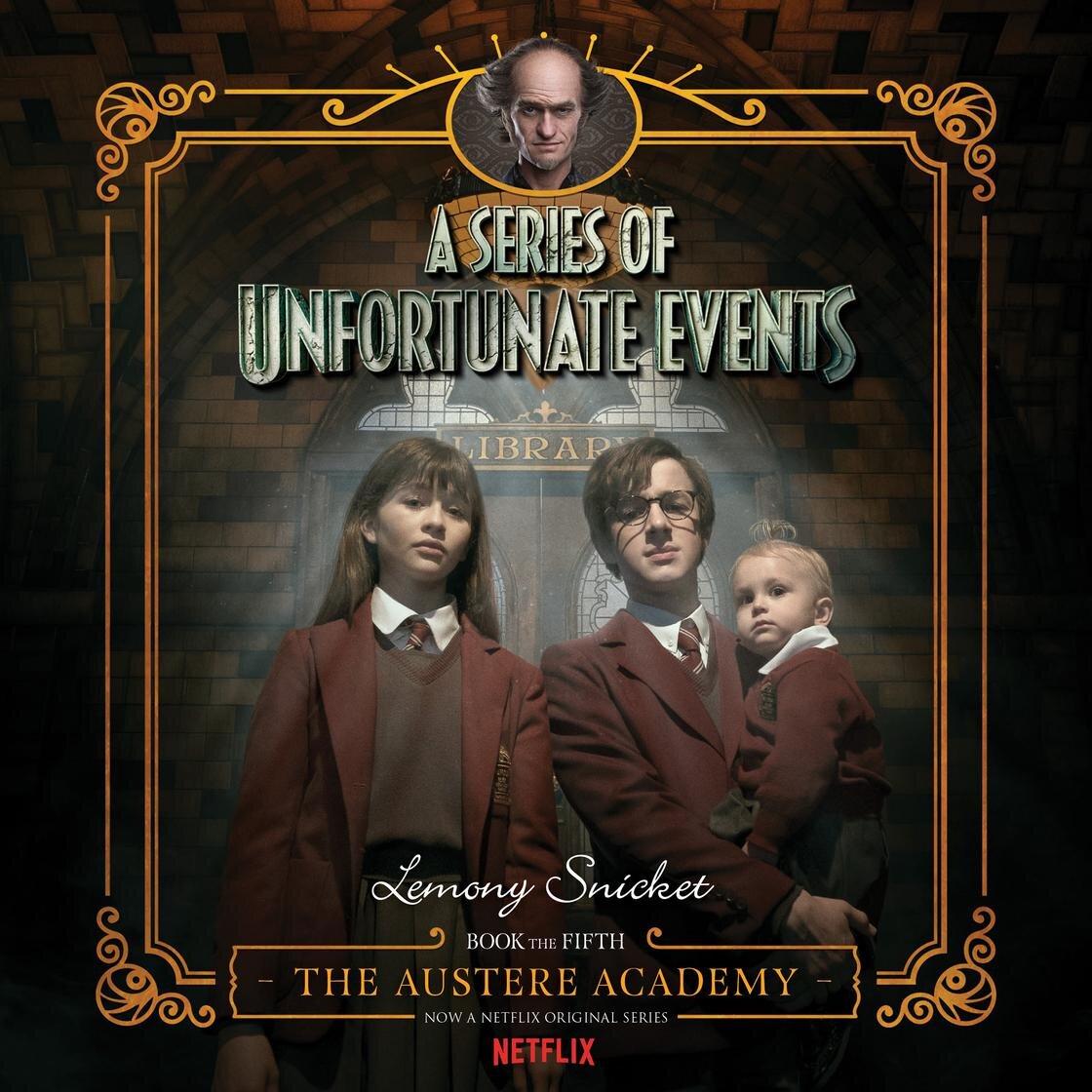 Audiobook cover for The Austere Academy