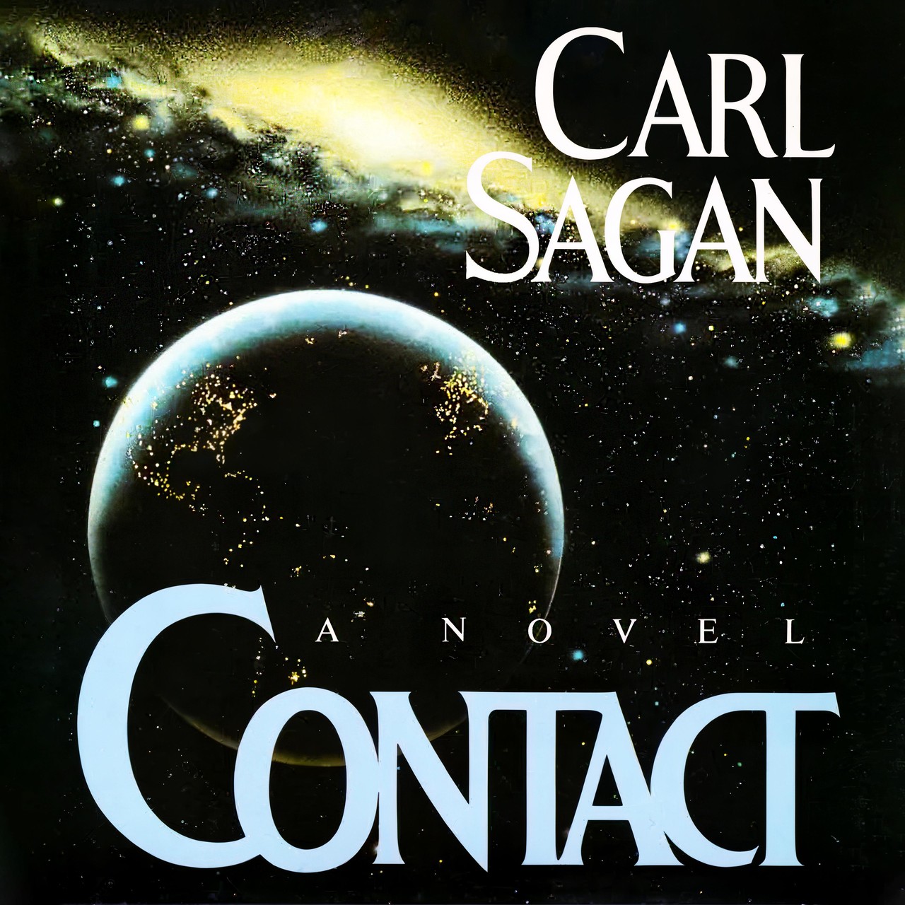 Audiobook cover for Contact