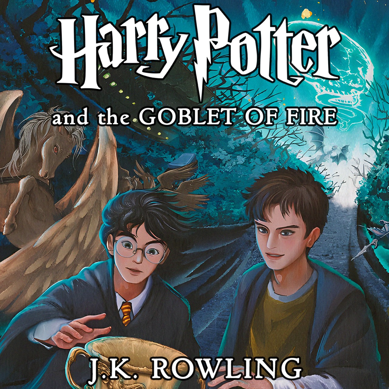 Audiobook cover for Harry Potter and the Goblet of Fire