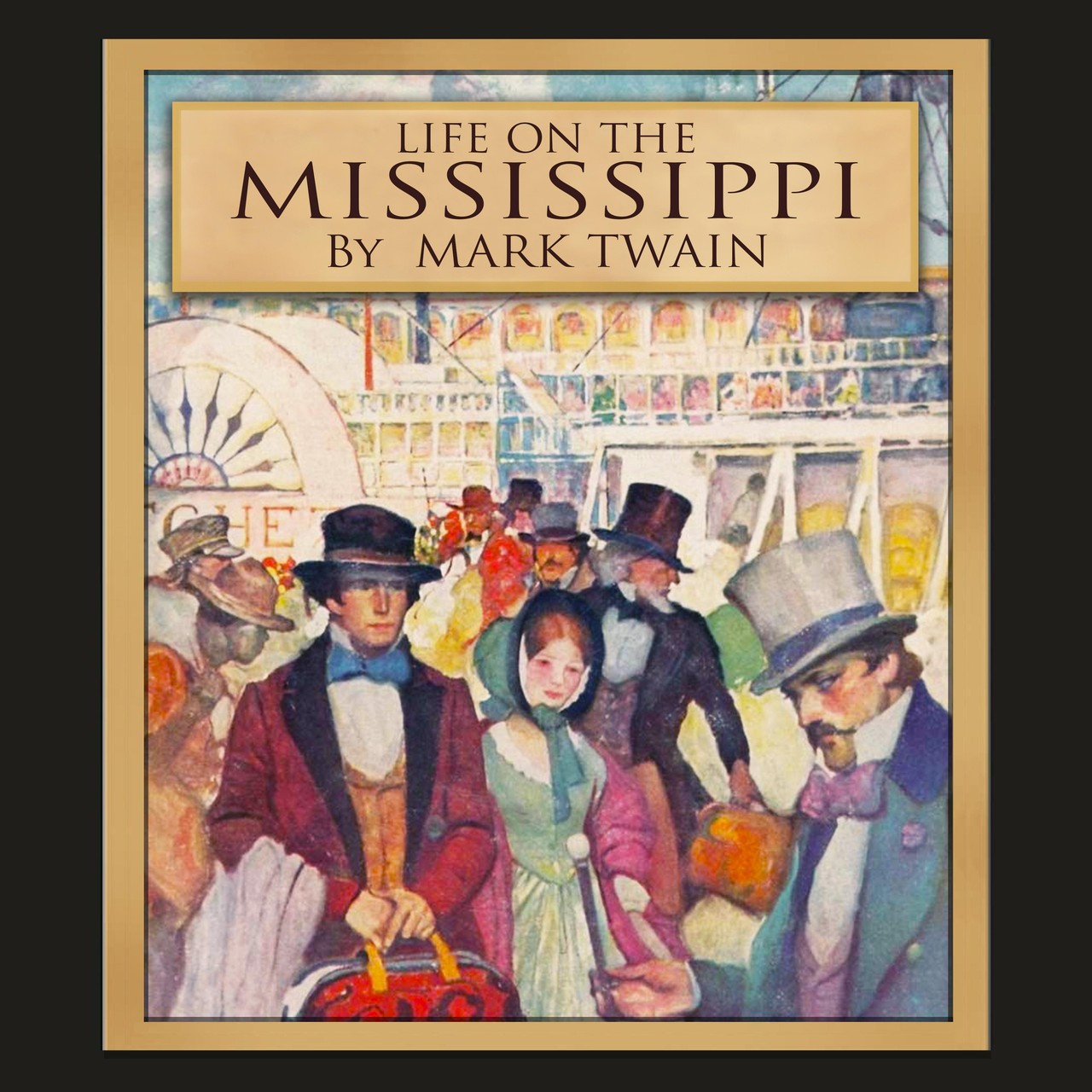 Audiobook cover for Life on the Mississippi