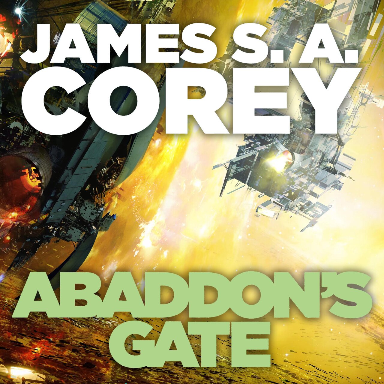 Audiobook cover for Abaddon's Gate by James S. A. Corey Unabridged CD Audiobook