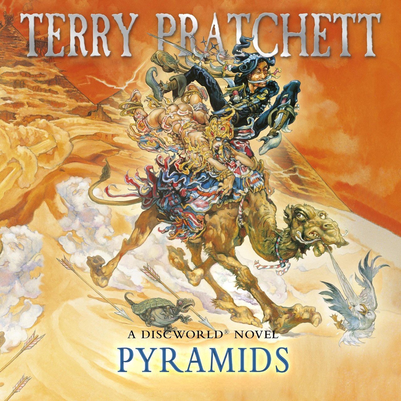 Audiobook cover for Pyramids