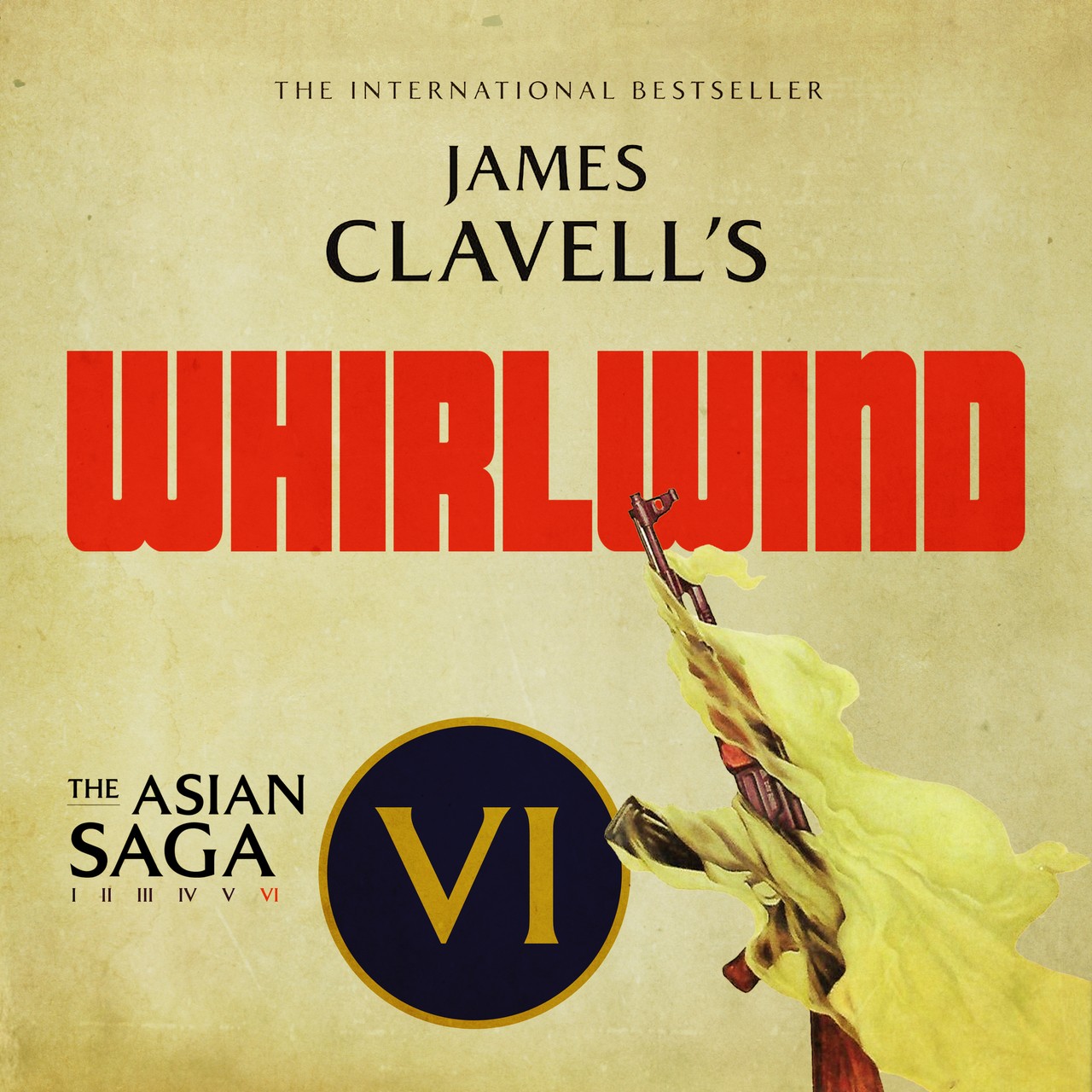 Audiobook cover for James Clavell's Whirlwind