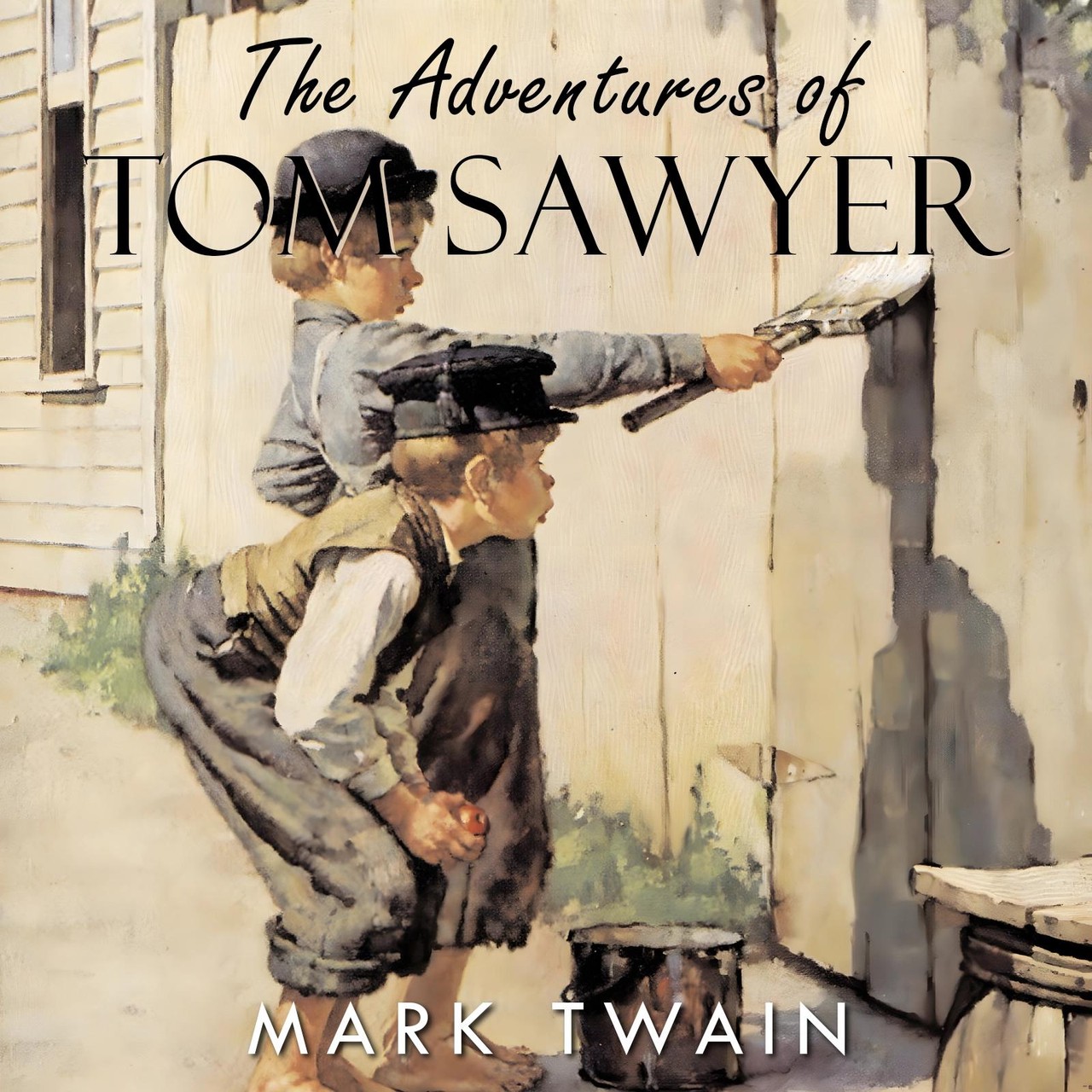 Audiobook cover for The Adventures of Tom Sawyer