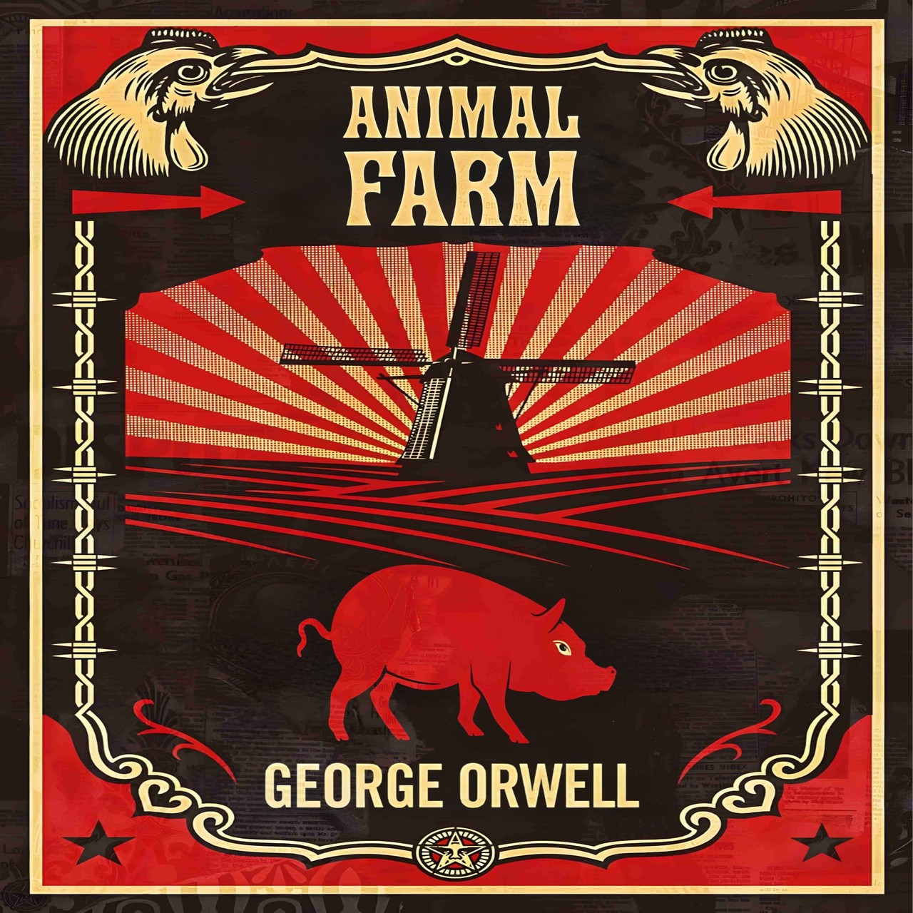 Audiobook cover for Animal Farm