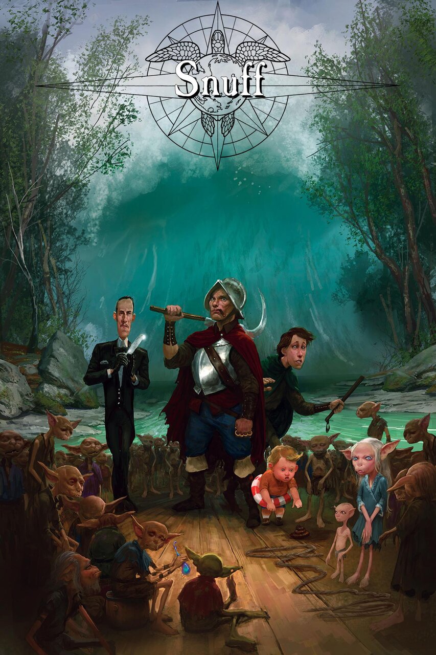 Audiobook cover for Snuff