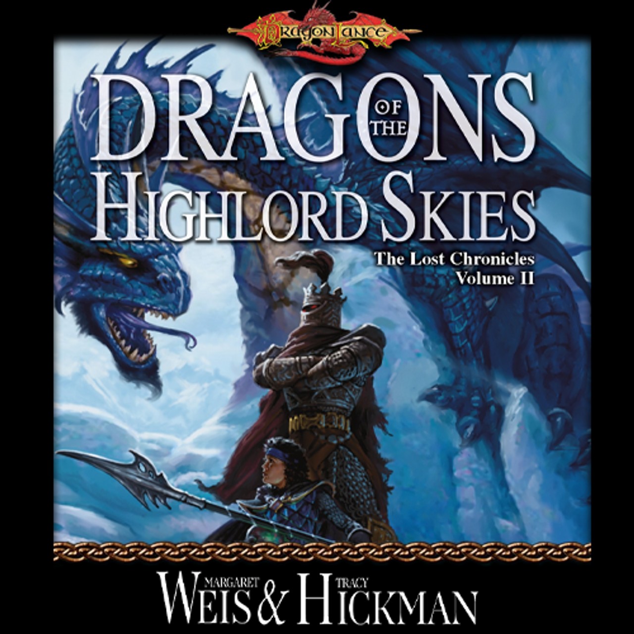 Audiobook cover for Dragons of the Highlord Skies