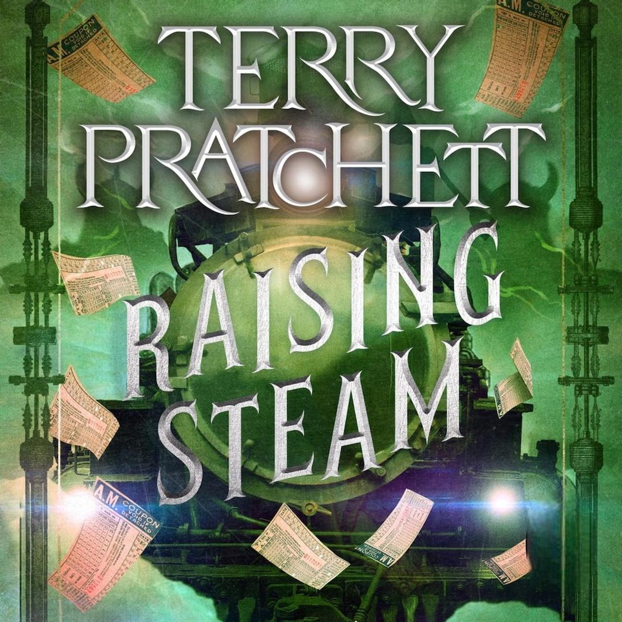 Audiobook cover for Raising Steam