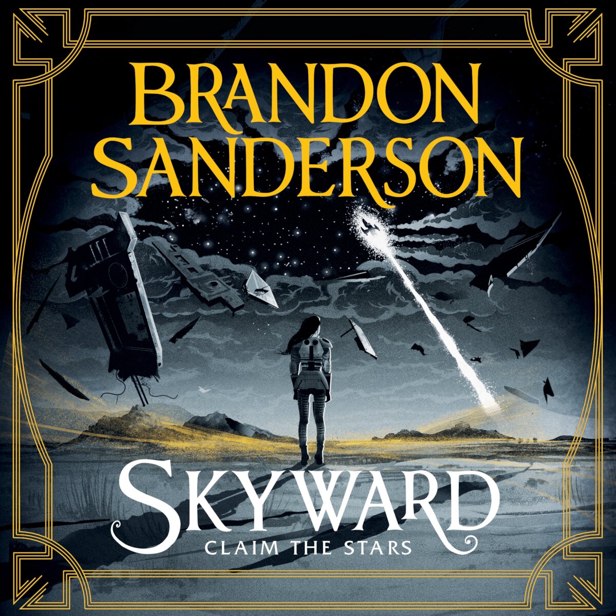 Audiobook cover for Skyward