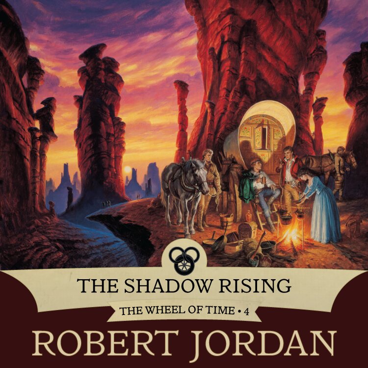 Audiobook cover for The Shadow Rising: (The Wheel of Time, Book 4)