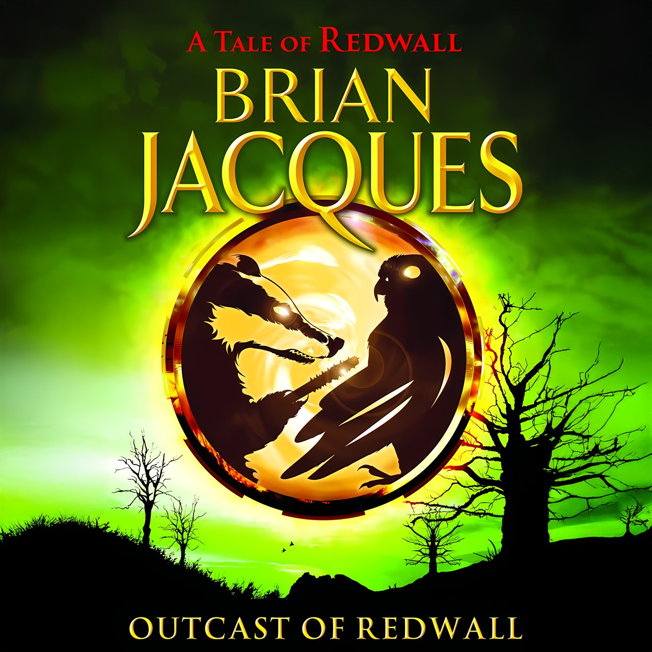 Audiobook cover for Outcast of Redwall (Redwall #8)