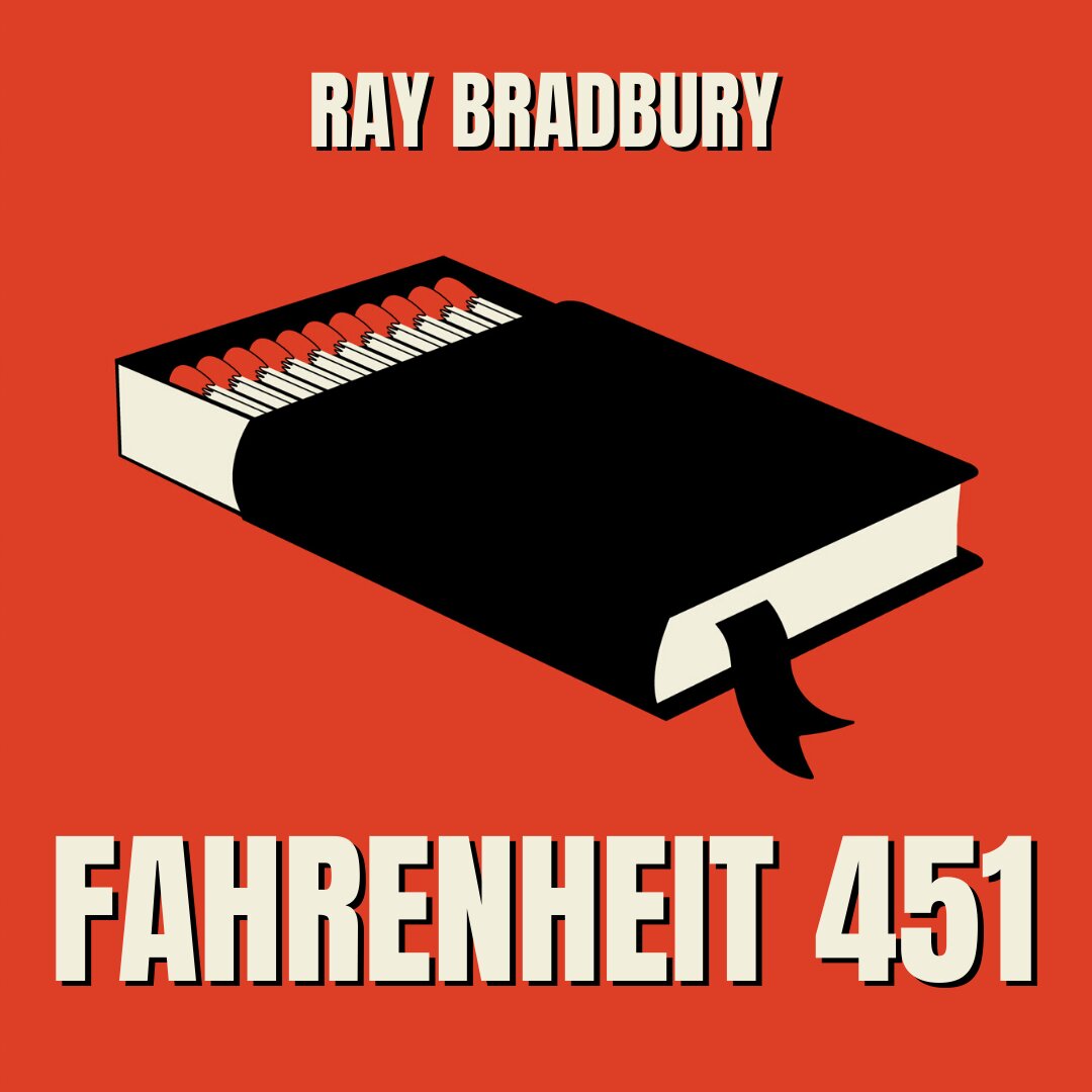 Audiobook cover for Fahrenheit 451