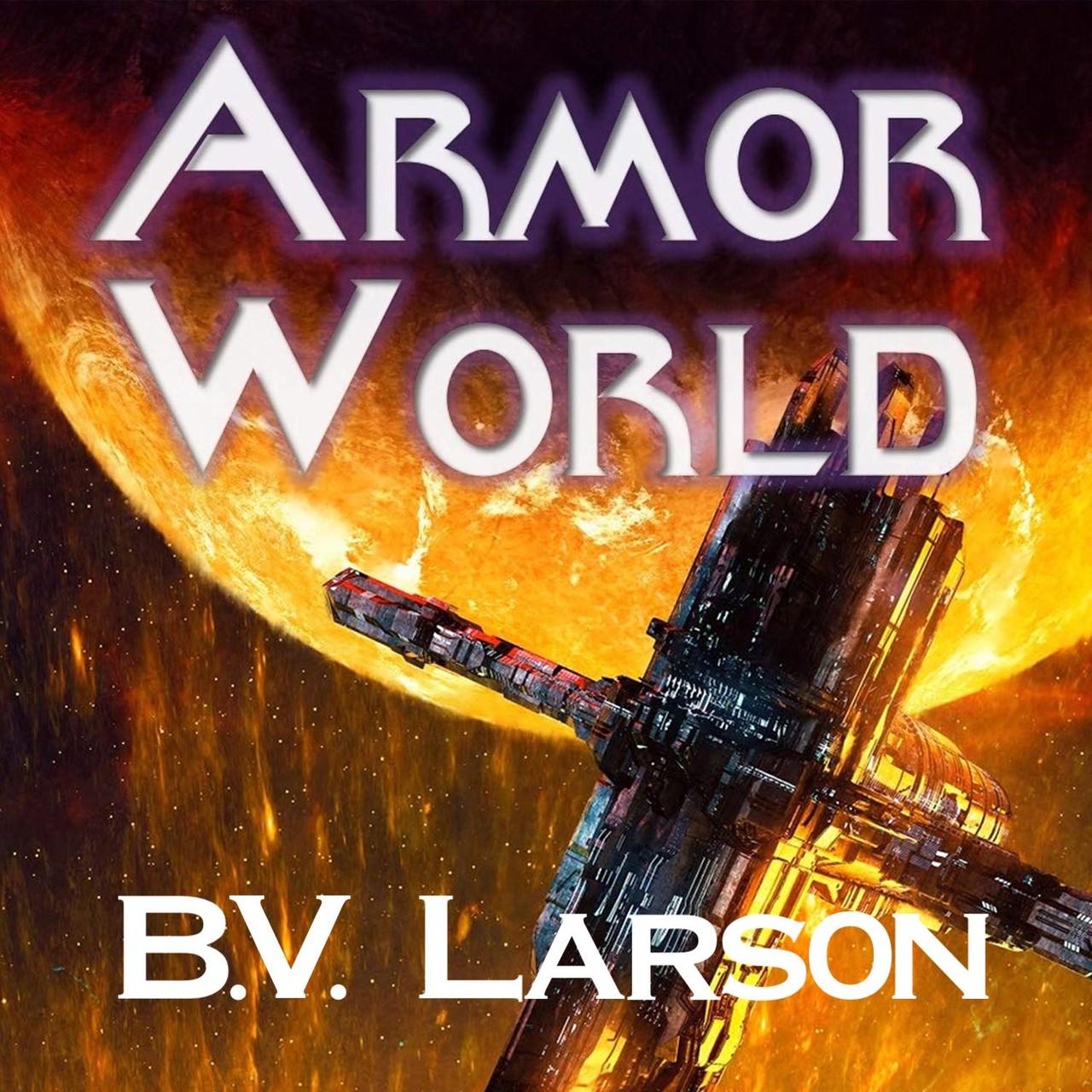 Audiobook cover for Armor World (Undying Mercenaries #11)