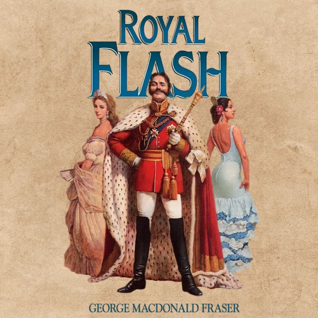Audiobook cover for Flash for freedom! from the Flashman papers, 1848-1849: edited and arranged by George MacDonald Fraser.