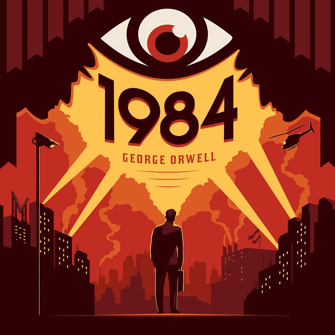 Audiobook cover for Nineteen Eighty-Four